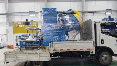 【滾噴機發(fā)貨】汽車零部件全自動滾噴機PR90發(fā)貨