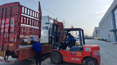 發(fā)貨！鏈式外圓滾涂機順利發(fā)寧波橡膠減震老客戶