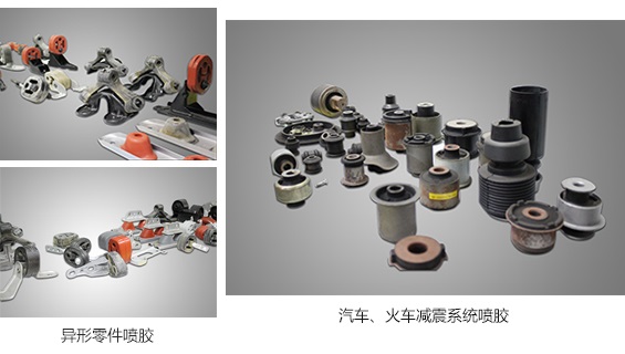 汽車零部件部品噴漆，噴膠生產(chǎn)線