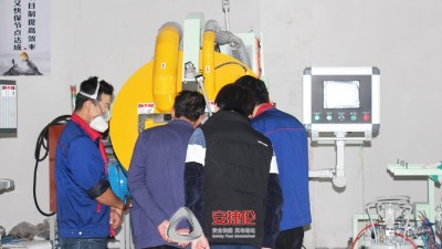 常州密封件客戶驗(yàn)收滾噴機(jī)——安捷倫自動(dòng)滾噴機(jī)AJL.R90型